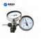 Hydraulic Oil SS Bimetallic Dial Thermometer 150mm Thread Connection